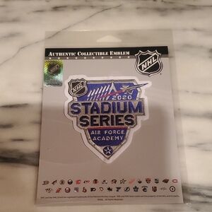 NHL Stadium Series Emblem - Blue and Silver